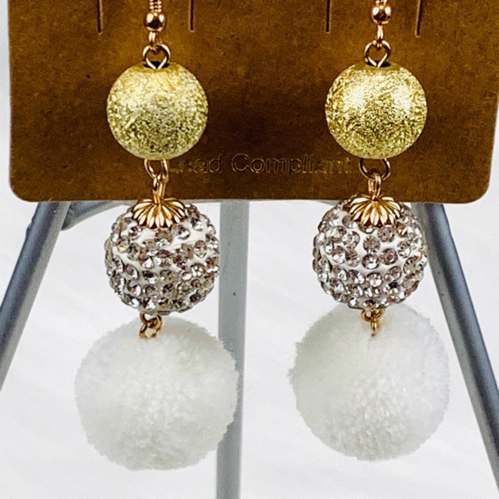 Drop Ball Earrings